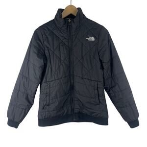 The North Face Monarch Triclimate Puffer Jacket Women SMALL Black Quilted Zip Up